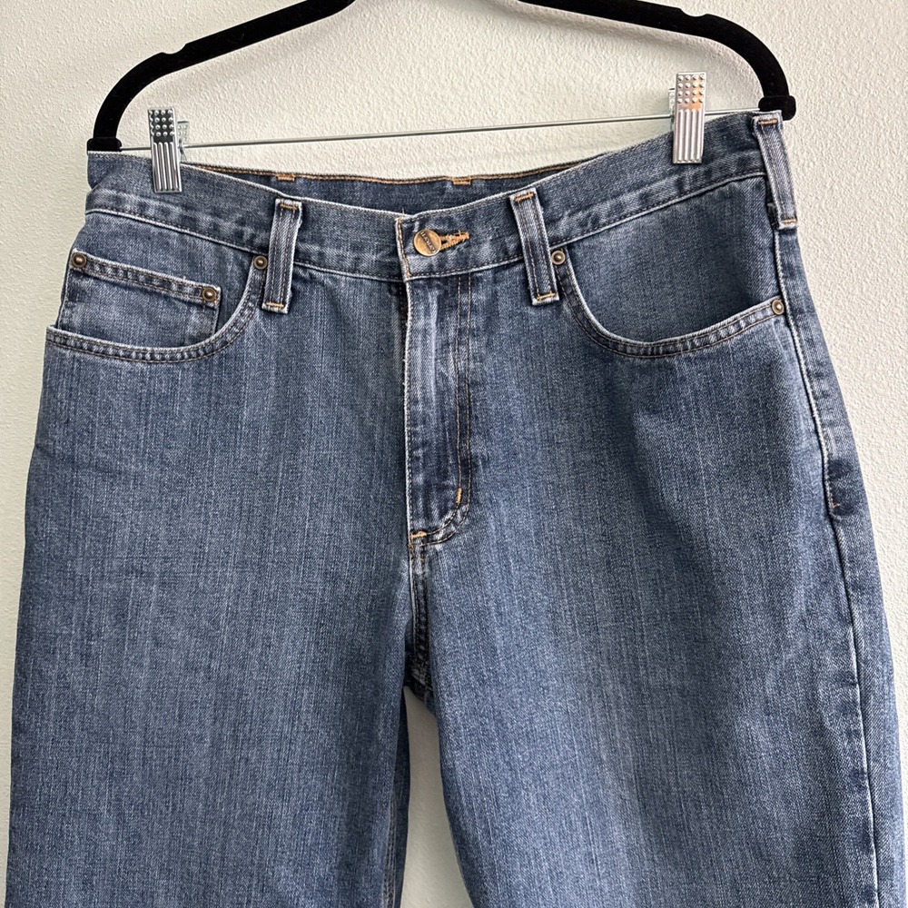 Carhartt Relaxed Fit Mens 33x32 Blue‎ Denim Jeans Model BD1483-M - Picture 2 of 6